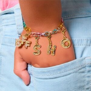 FAO Schwarz : Charms - Squad Initial bracelet Charm